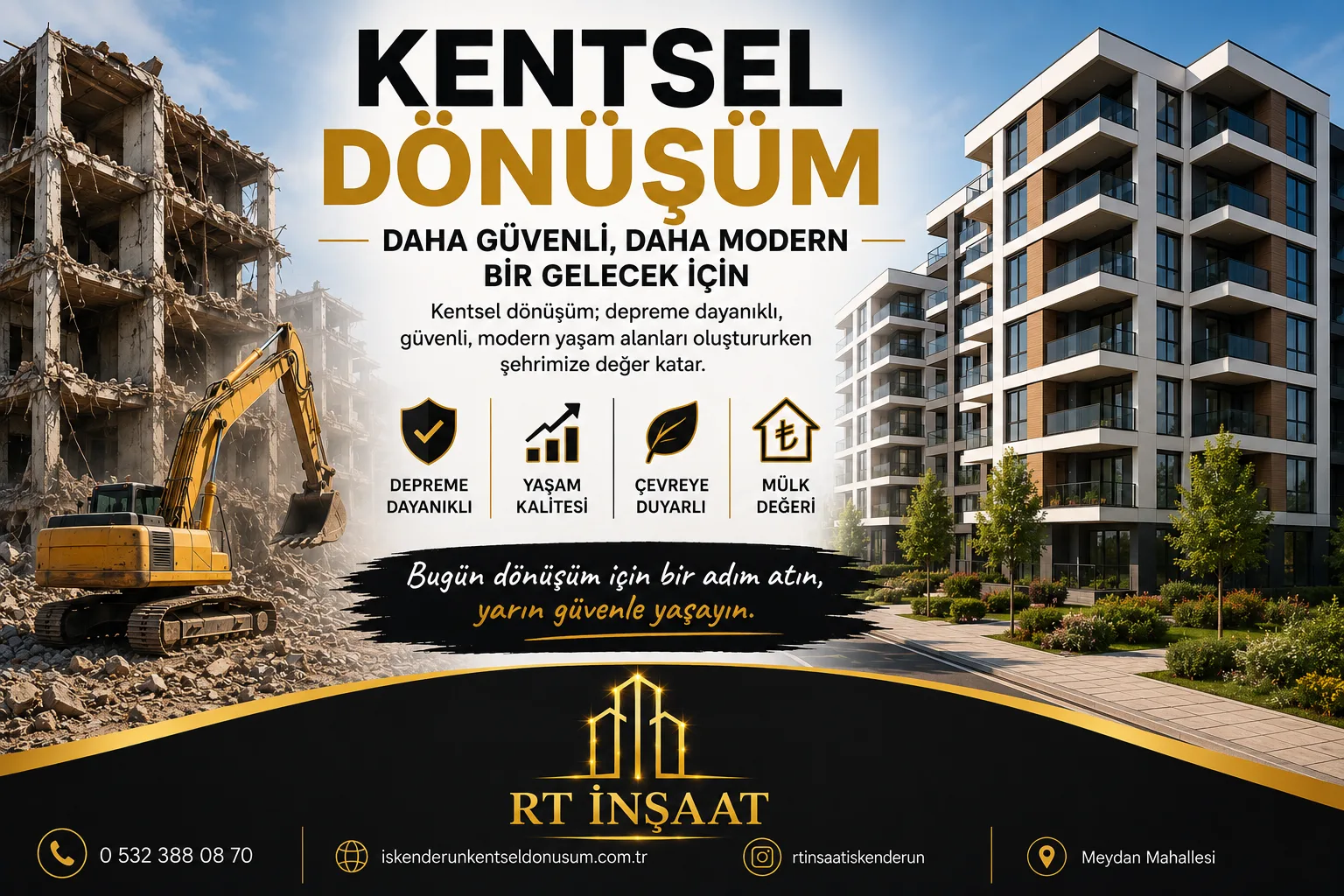 Türkiye’de Kentsel Dönüşüm: Riskli Yapılar, Başvuru Süreci, Maliyetler ve Güncel Destekler